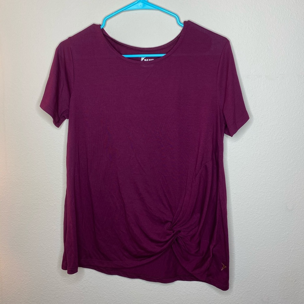 Old Navy Wine Colored Athletic Top